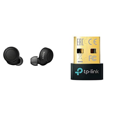 Sony WF-C500 True Wireless Kopfhörer Schwarz & TP-Link UB500 Nano USB Bluetooth 5.0 Adapter Dongle (für PC Laptop Desktop Computer, unterstützt Windows 10/8.1/8/7 Plug & Play für Windows 10/8.1/8) im Sale